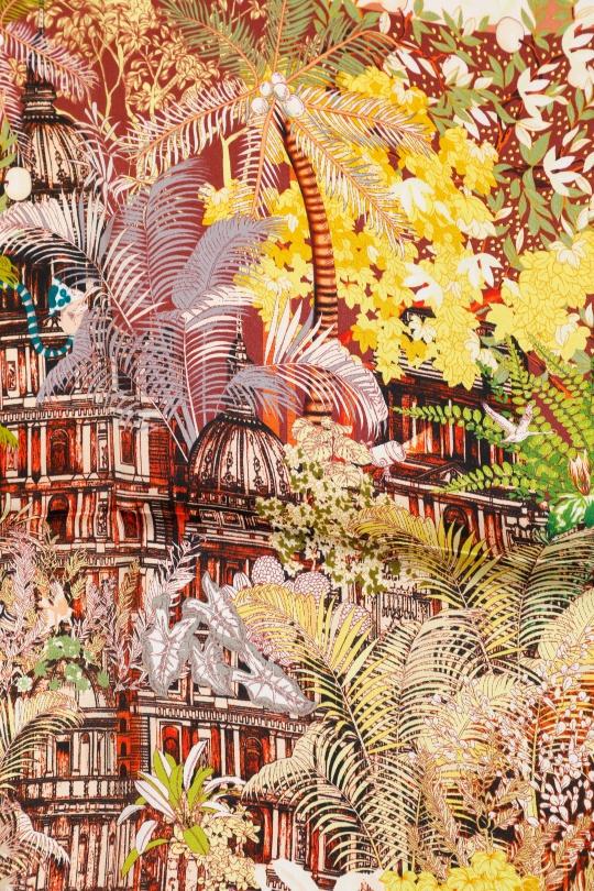 Foulards Accessoires BORDEAUX/ECRU FANLI  SF01 Efashion Paris