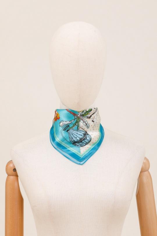 Foulards Accessories Green water FANLI  SF02 Efashion Paris