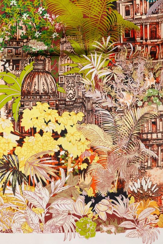 Foulards Accessories Green water FANLI  SF02 Efashion Paris