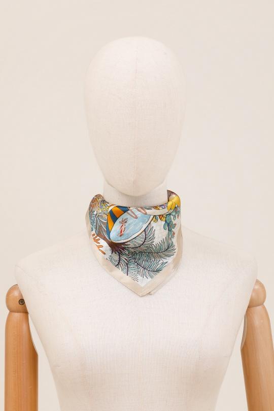 Foulards Accessories Green water FANLI  SF02 Efashion Paris