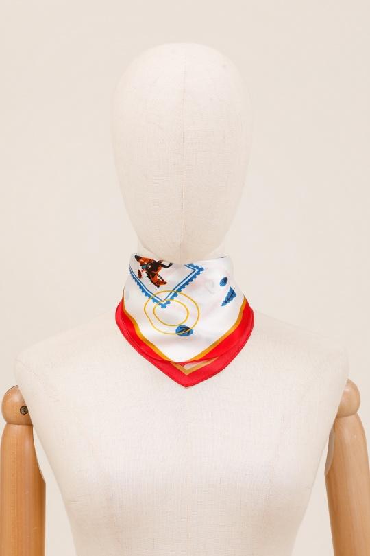 Foulards Accessoires BORDEAUX/ECRU FANLI  SF01 Efashion Paris