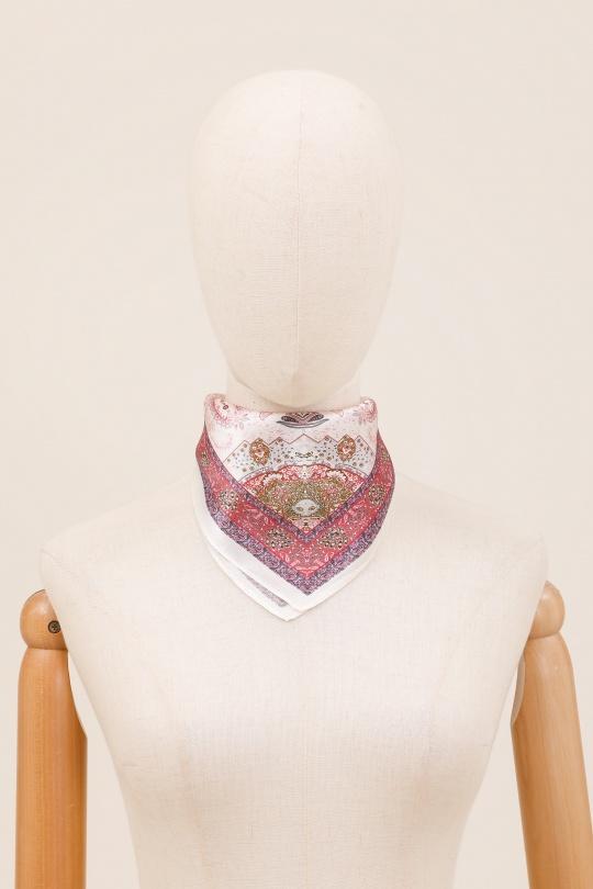 Foulards Accessoires BORDEAUX/ECRU FANLI  SF01 Efashion Paris