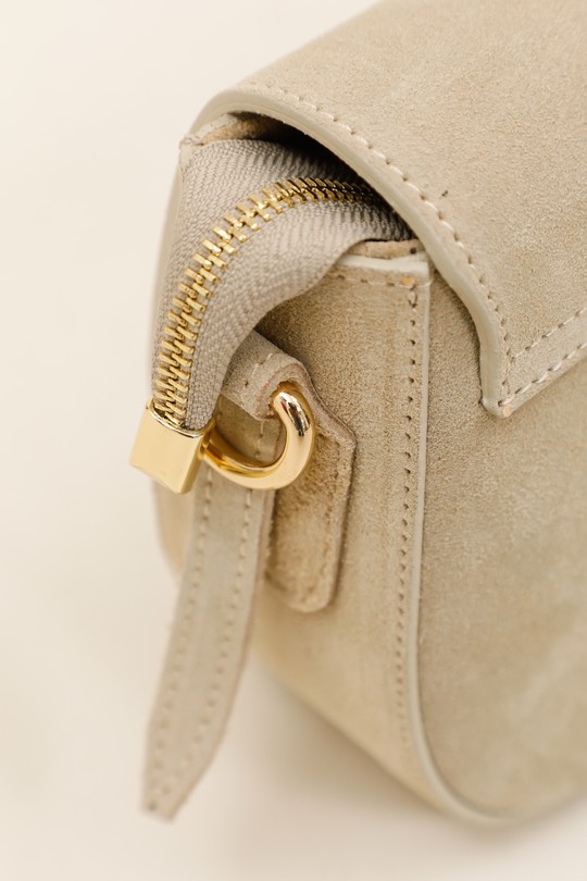 Sacs à bandoulière Maroquinerie Crème FANLI  1045 DAIM Efashion Paris