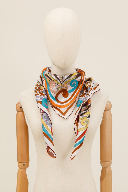Foulards Accessoires Rose/bleu FANLI  CS09. Efashion Paris