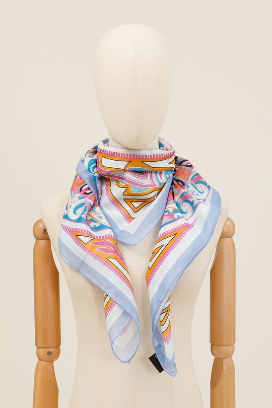 Foulards Accessoires Rose/bleu FANLI  CS09. Efashion Paris
