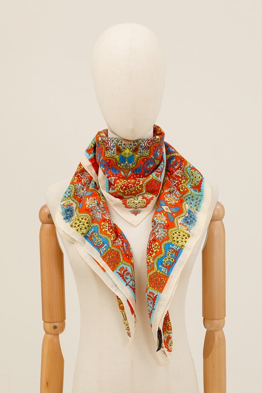 Foulards Accessoires Rose/bleu FANLI  CS09. Efashion Paris