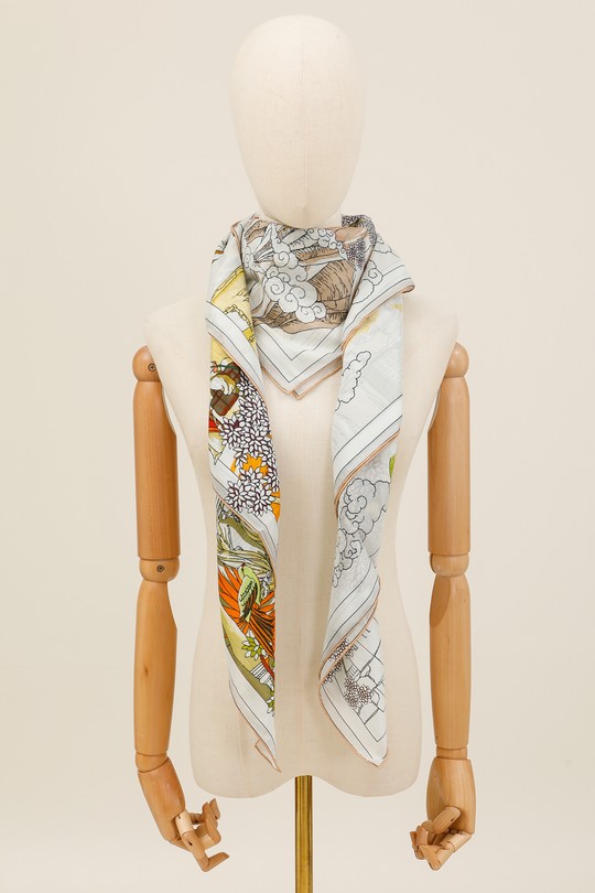 Foulards Accessoires Taupe clair FANLI  CS10 Efashion Paris