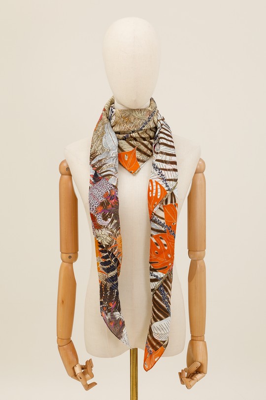 Foulards Accessoires Taupe clair FANLI  CS10 Efashion Paris