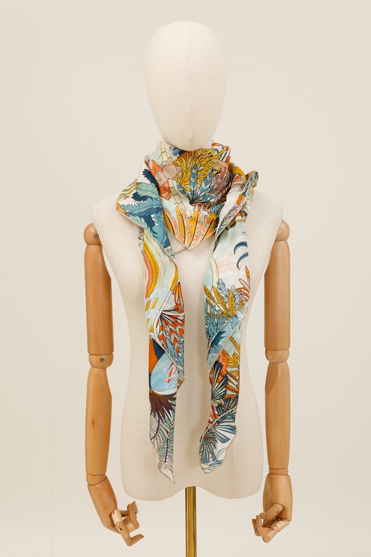 Foulards Accessoires Taupe clair FANLI  CS10 Efashion Paris