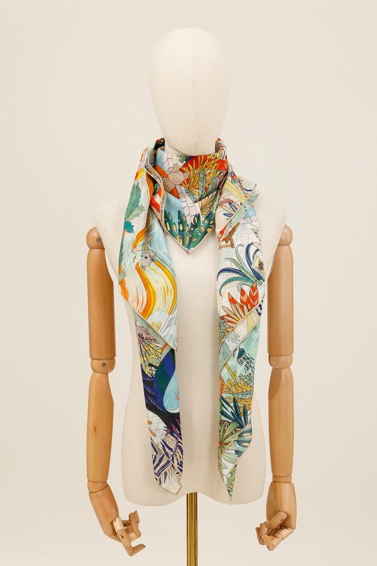 Foulards Accessoires Taupe clair FANLI  CS10 Efashion Paris