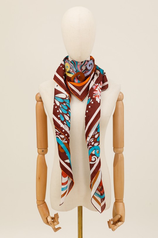 Foulards Accessoires Taupe clair FANLI  CS10 Efashion Paris