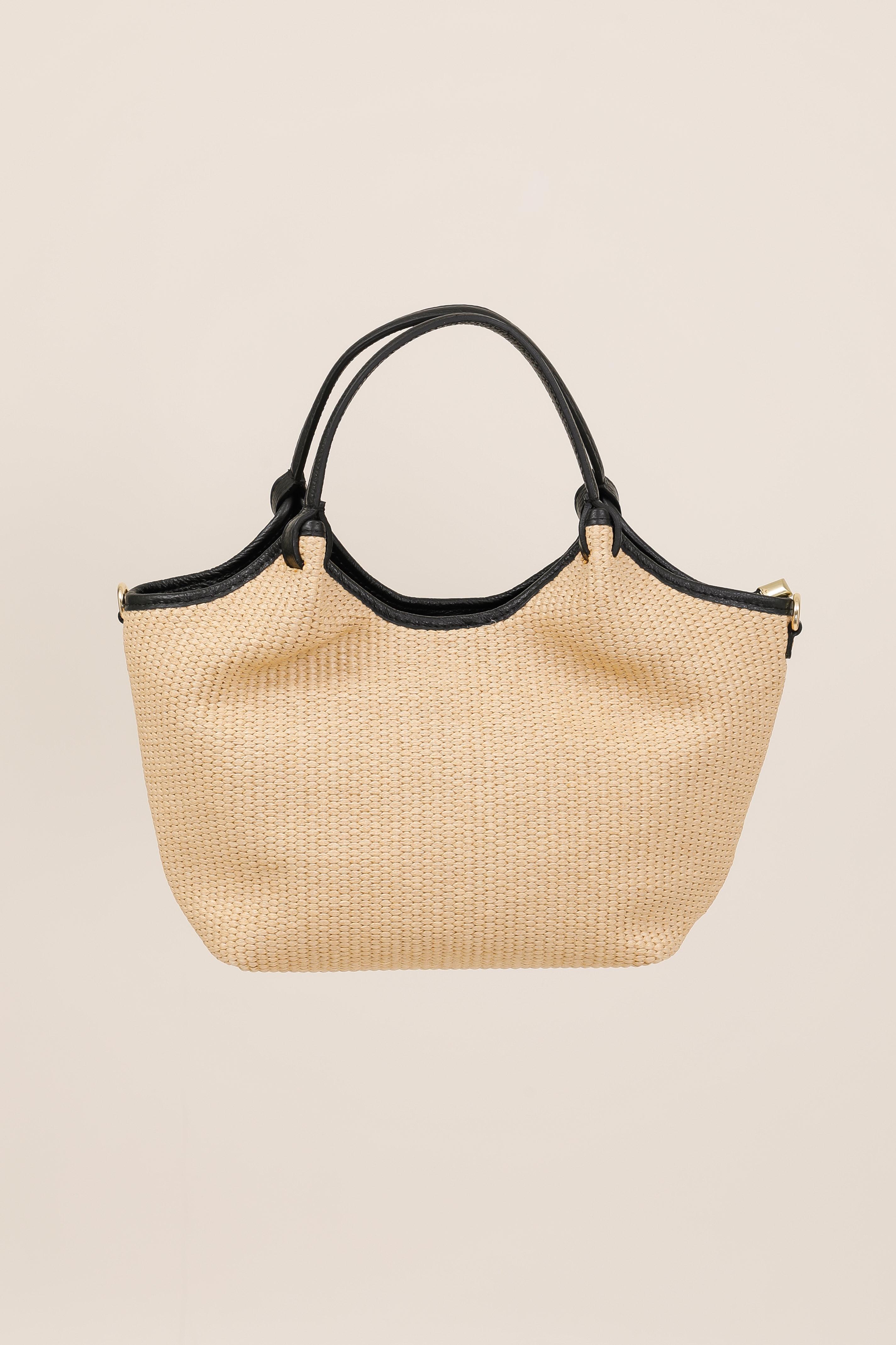 Cabas Maroquinerie Beige/Marron FANLI  1040 RAPHIAS #c Efashion Paris