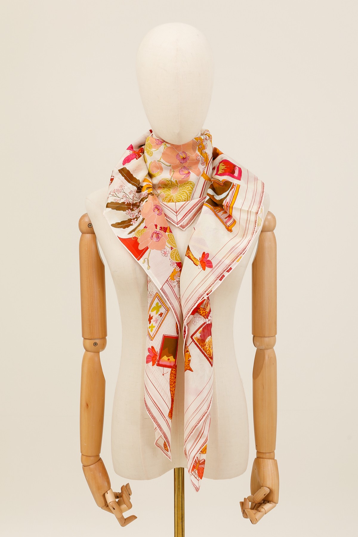 Foulards Accessoires Taupe clair FANLI  CS10 #c Efashion Paris