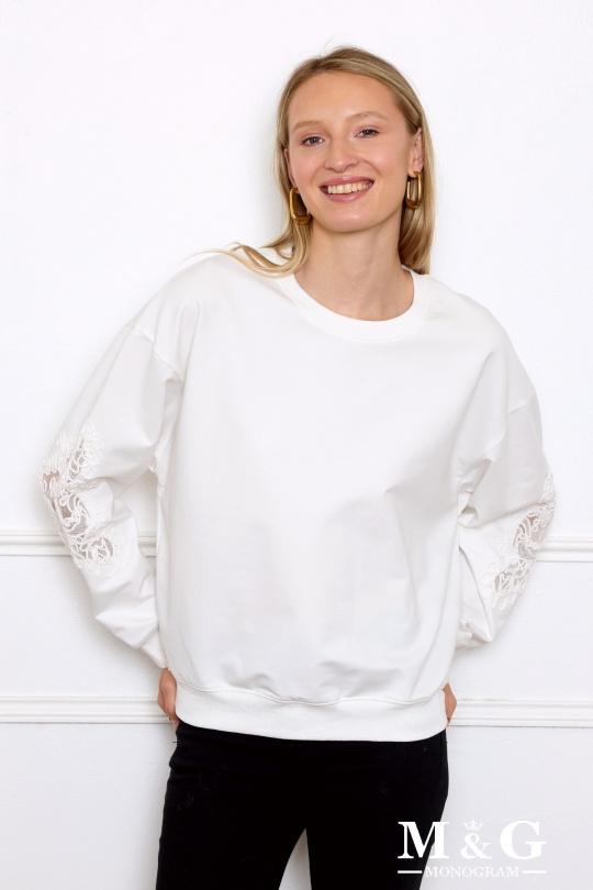Sweats Women White M&G Monogram MG 17444 Efashion Paris
