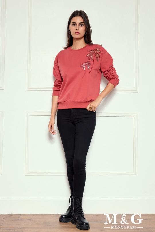 Sudaderas Mujer Brique M&G Monogram MG 13711 Efashion Paris