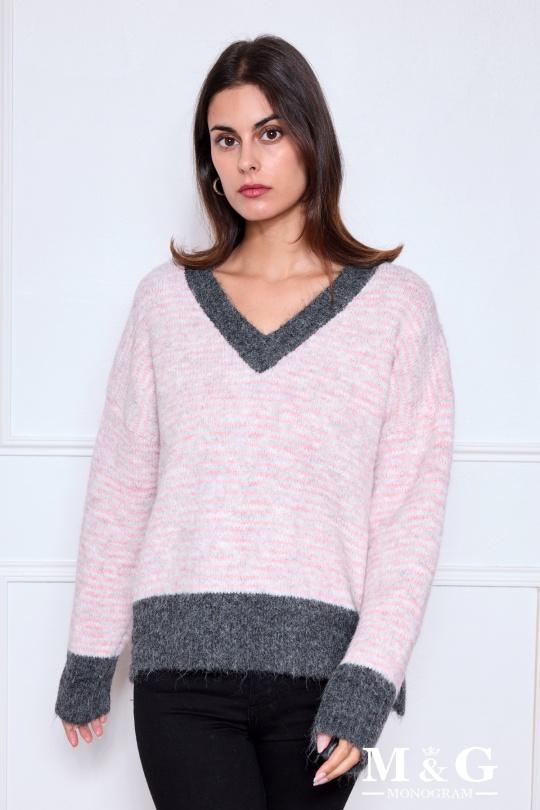 Jumpers Women Grey M&G Monogram MG 3759 Efashion Paris