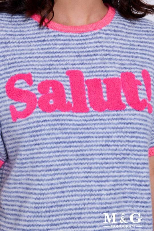 Pulls Femme Bleu M&G Monogram MG 3772 Efashion Paris