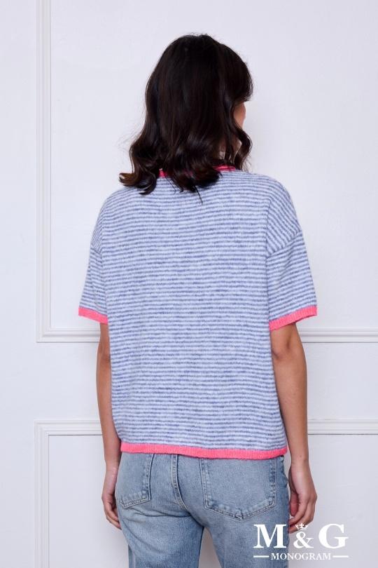 Pulls Femme Bleu M&G Monogram MG 3772 Efashion Paris