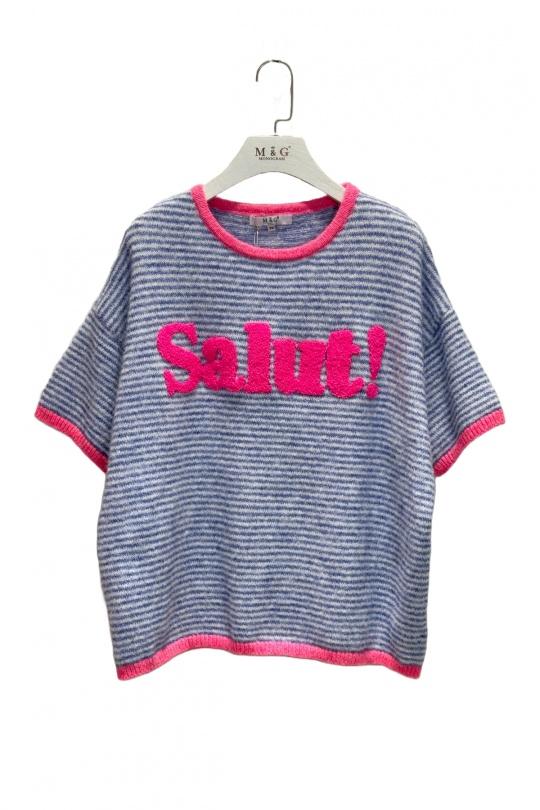 Pulls Femme Bleu M&G Monogram MG 3772 Efashion Paris