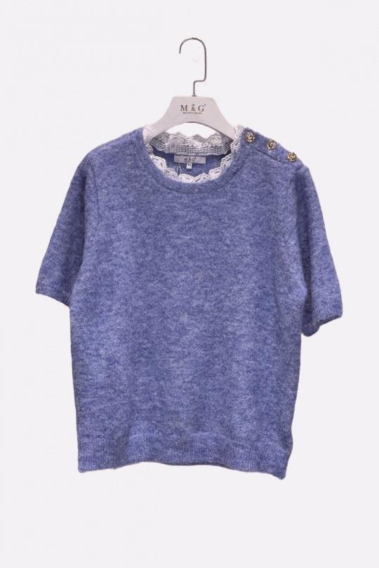 Pulls Femme Jaune M&G Monogram MG 3779 Efashion Paris