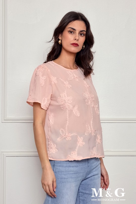 Blouses Femme Rose M&G Monogram MG 17479 Efashion Paris