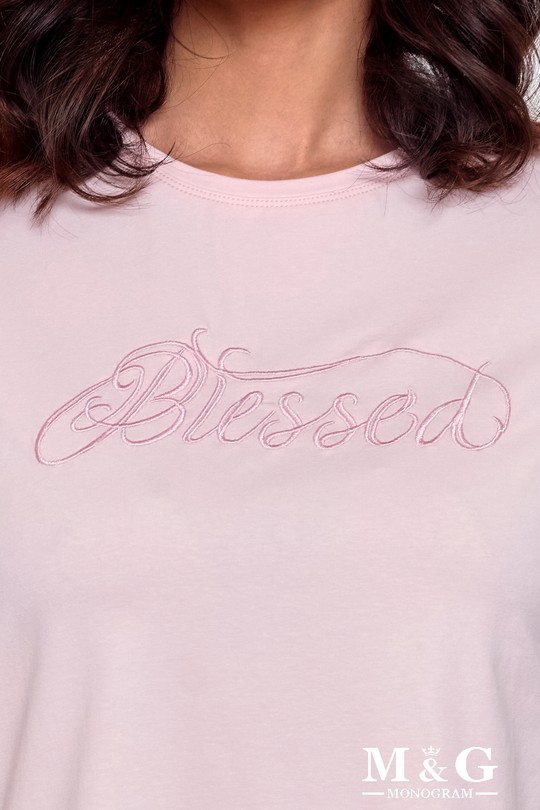 T-shirts Women Pink M&G Monogram MG 13723 Efashion Paris