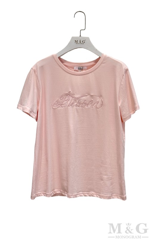 T-shirts Women Pink M&G Monogram MG 13723 Efashion Paris