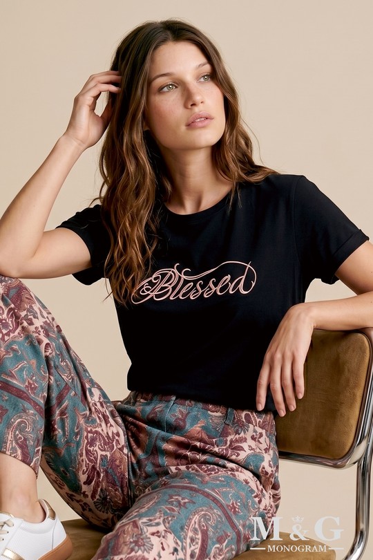 T-shirts Women Pink M&G Monogram MG 13723 Efashion Paris