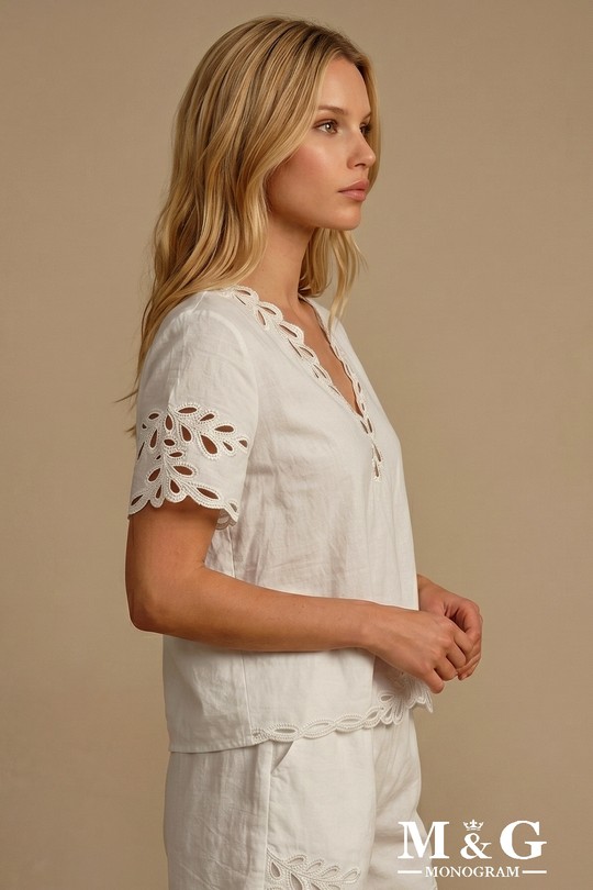 Blouses Femme Blanc M&G Monogram MG 8177A Efashion Paris