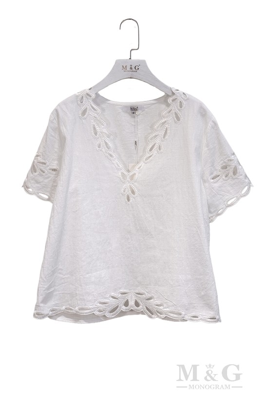 Blouses Femme Blanc M&G Monogram MG 8177A Efashion Paris