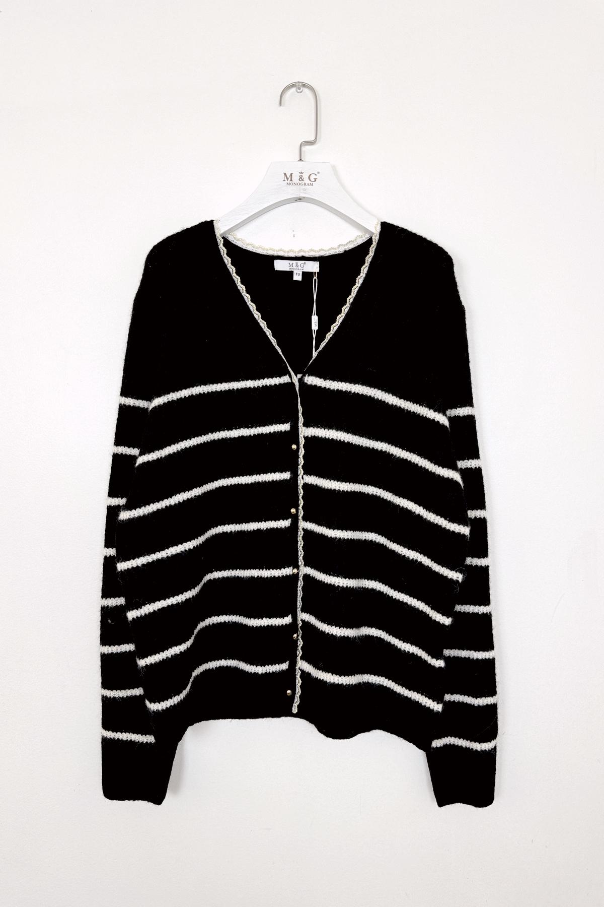 Gilets Femme Noir M&G Monogram MG 3612 #c Efashion Paris