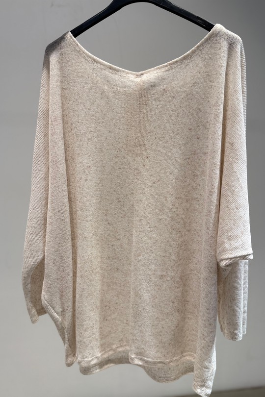 Tops Femme Ecru MP 1652 Efashion Paris