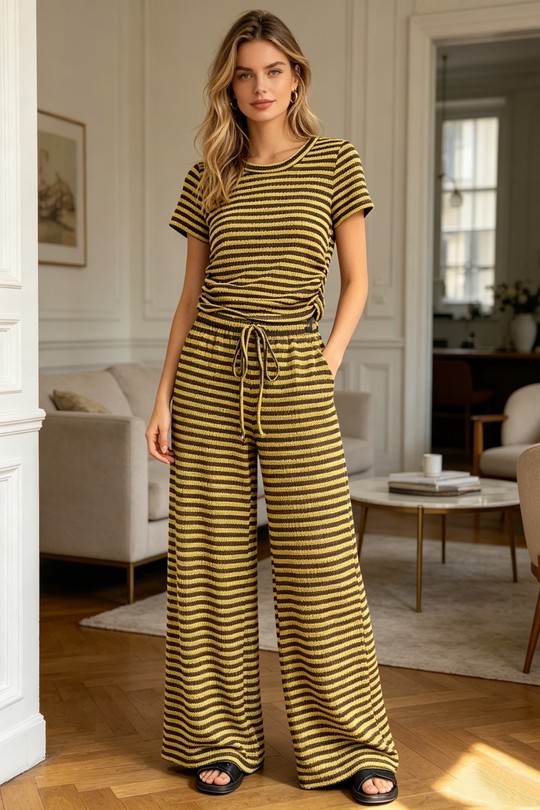 Ensembles Femme Jaune MP 35155 Efashion Paris