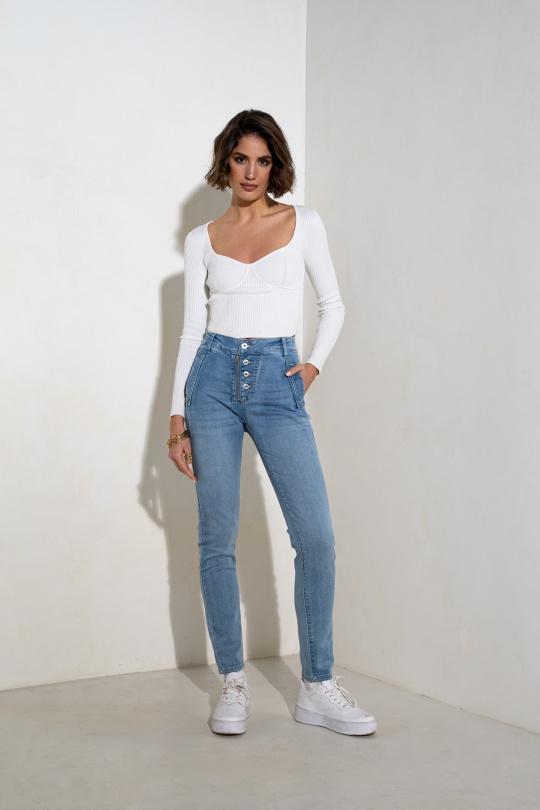 Jeans Femme Bleu Onado H2820 Efashion Paris