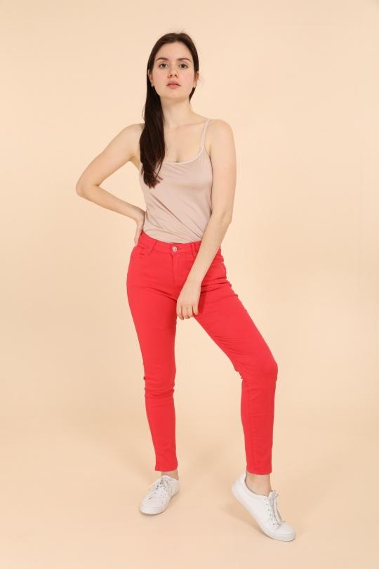 Jeans Femme Rouge Onado H1103 Efashion Paris
