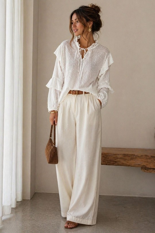 Blouses Femme Blanc EMMA & ASHLEY DESIGN CH191 Efashion Paris