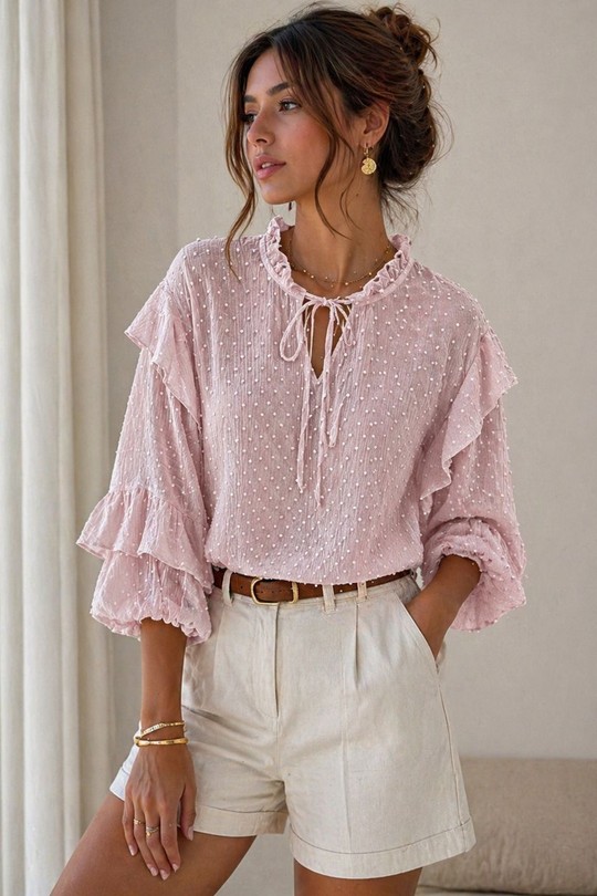 Blouses Femme Blanc EMMA & ASHLEY DESIGN CH191 Efashion Paris