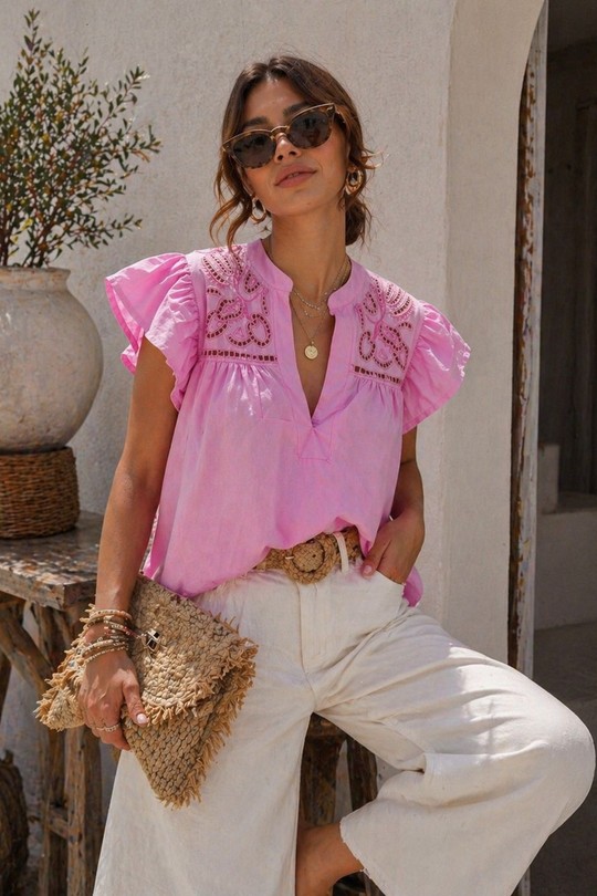 Blouses Femme Beige EMMA & ASHLEY DESIGN CH236-MA1 Efashion Paris