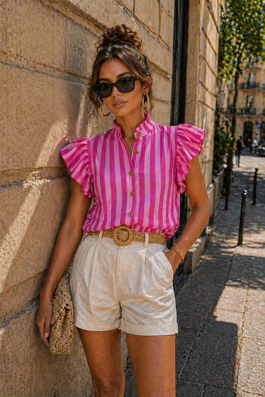 Chemises Femme Bleu EMMA & ASHLEY DESIGN CH238 Efashion Paris