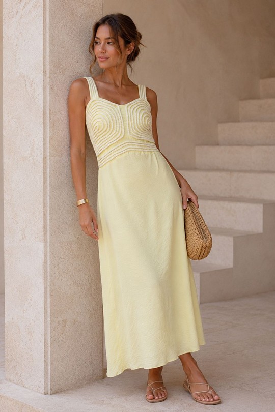 Robes longues Femme Beige EMMA & ASHLEY DESIGN CH233 Efashion Paris
