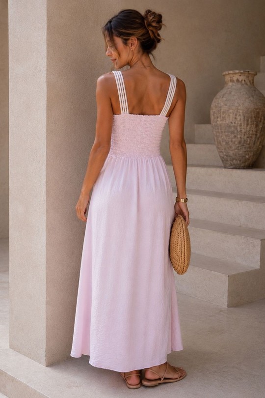 Robes longues Femme Beige EMMA & ASHLEY DESIGN CH233 Efashion Paris