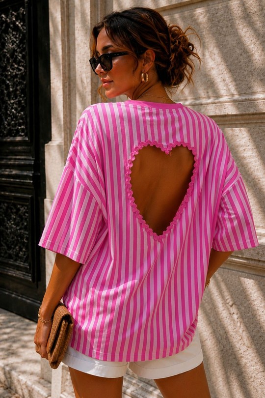 T-shirts Femme Bleu EMMA & ASHLEY DESIGN TE395 Efashion Paris