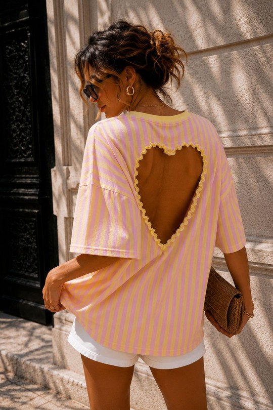 T-shirts Femme Bleu EMMA & ASHLEY DESIGN TE395 Efashion Paris