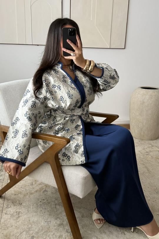 Completi Donna Navy blue White Icy  X375-2PIÈCESSET Efashion Paris