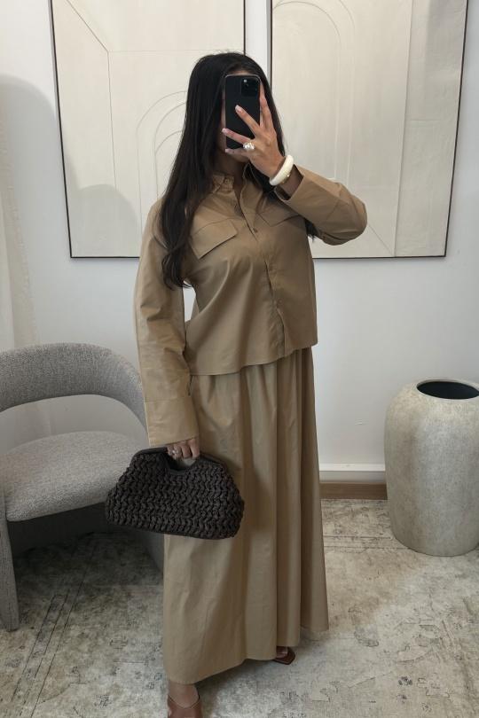 Completi Donna Taupe White Icy  X367 Efashion Paris