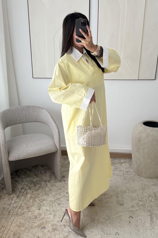 Abaya Femme Jaune White Icy  H560 Efashion Paris