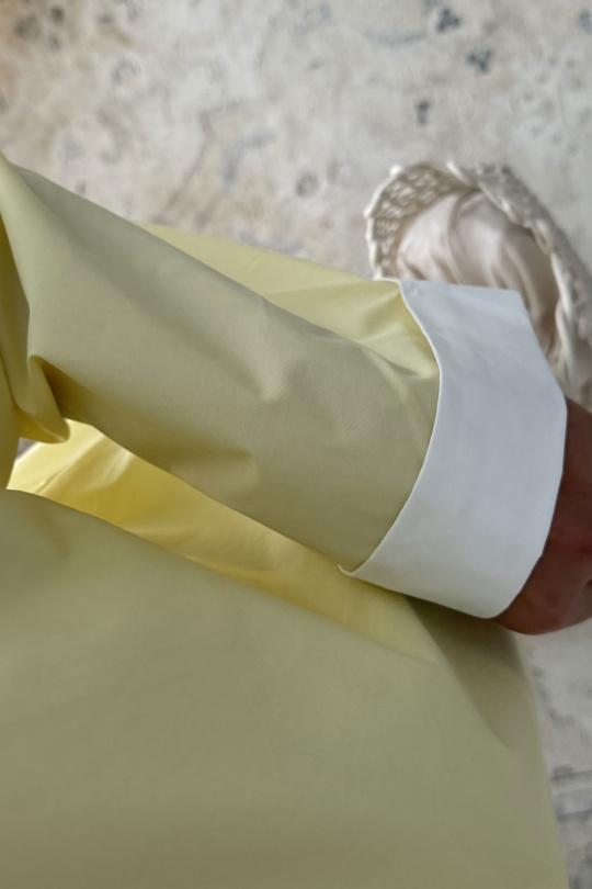 Abaya Femme Jaune White Icy  H560 Efashion Paris