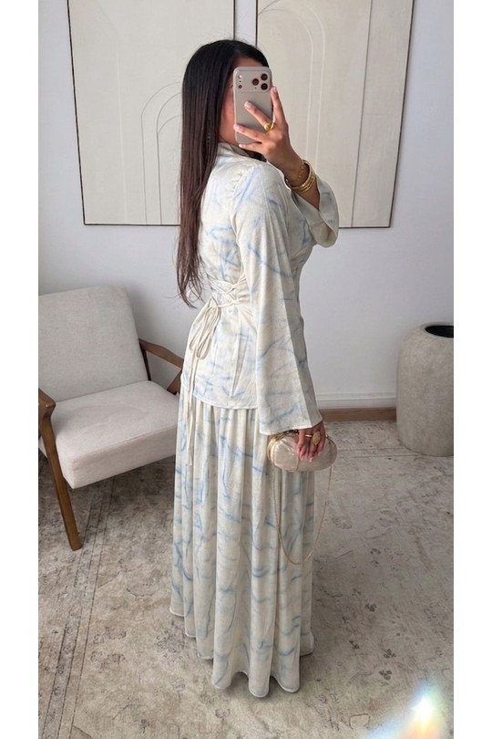 Ensembles Femme Noir White Icy  X448  Ensemble 2P jupe Safiya Efashion Paris