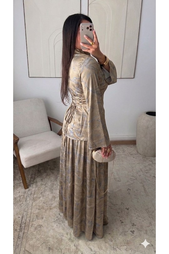 Ensembles Femme Noir White Icy  X448  Ensemble 2P jupe Safiya Efashion Paris