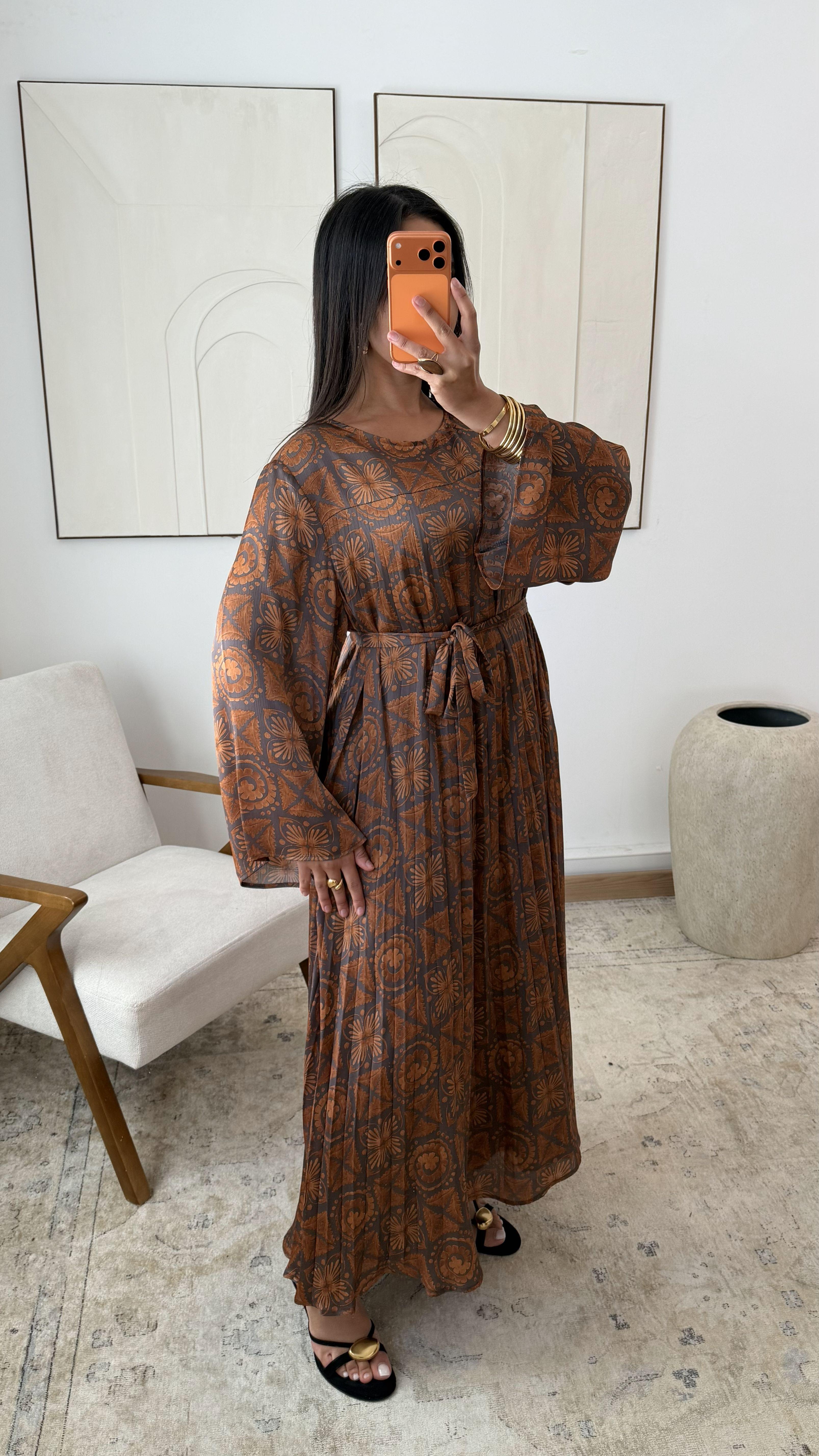 Robes longues Femme Violet White Icy  ROBE AVEC DOUBLURE MALIKA H572-4 #c Efashion Paris